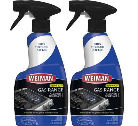 weiman gas range and stove top cleaner and degreaser